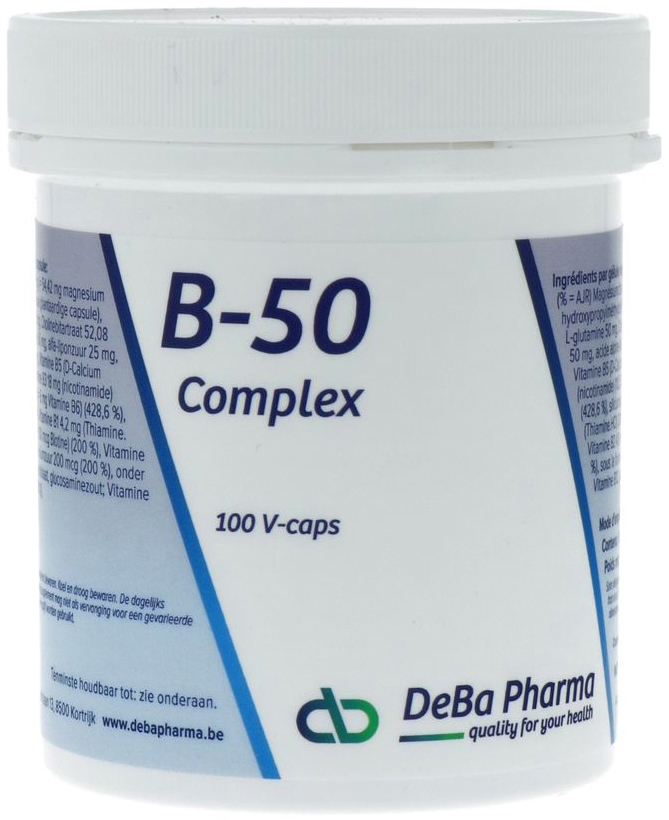 Deba Pharma B-50 Complex 100 vegan capsules