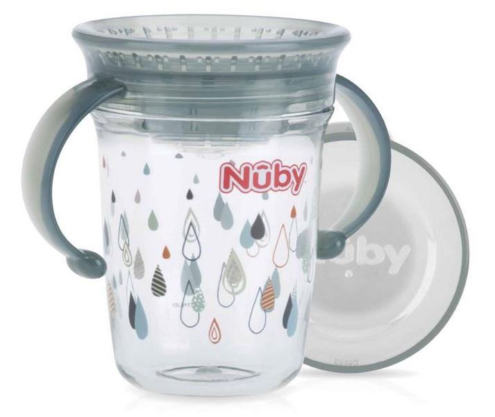 Nûby Drinkbeker Wonder Cup Grijs Met Handvaten 1st