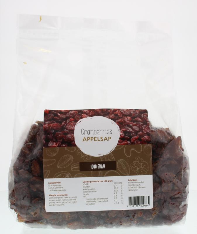 Cranberries Appeldiksap 1000g