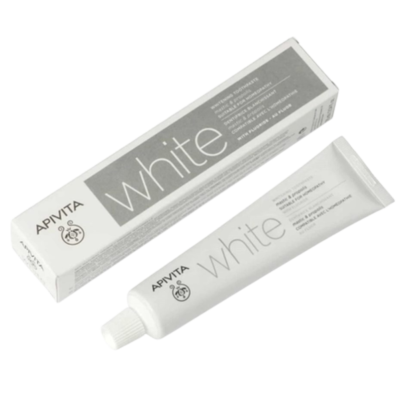 Apivita Whitening Tandpasta met mastic & propolis 75 ml