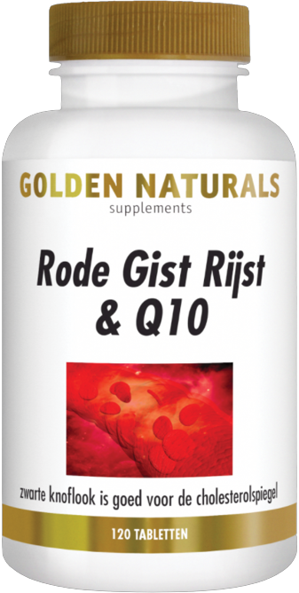 Rode gist rijst & Q10 120 veganistische tabletten
