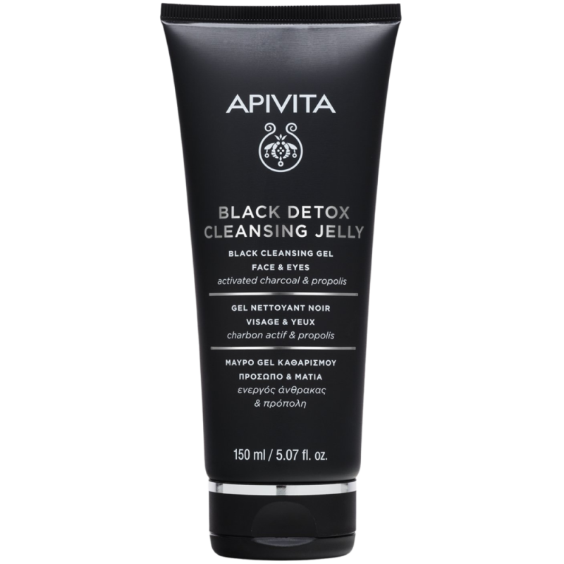 Zwarte Reinigingsgel Gezicht & Ogen 150ml