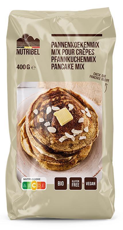 Nutribel Pannenkoekenmix glutenvrij bio 400g