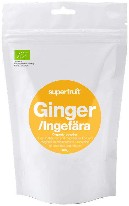 Superfruit Gember/Ingefära Poeder Biologisch 100 gram