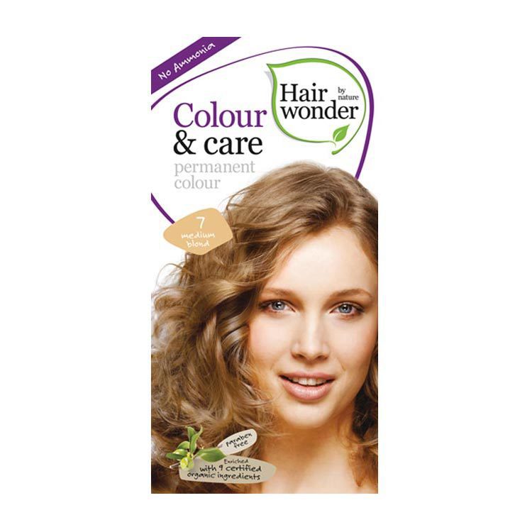 Haarverf Colour & Care Medium Blond 7 100ml