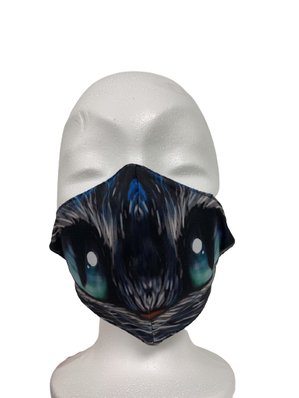 Mondkapje Cat Eye One Size - Uitwasbaar 1 stuk