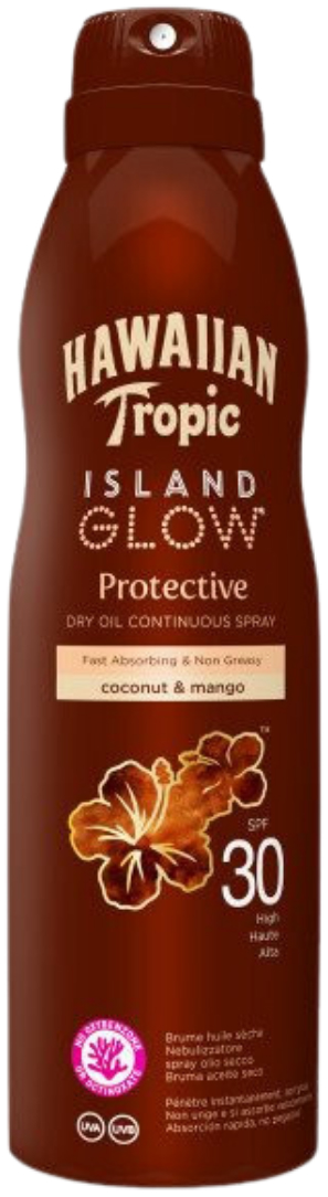 Hawaiian Tropic Glowing Protection Dry Oil Spray SPF 30 177 ML