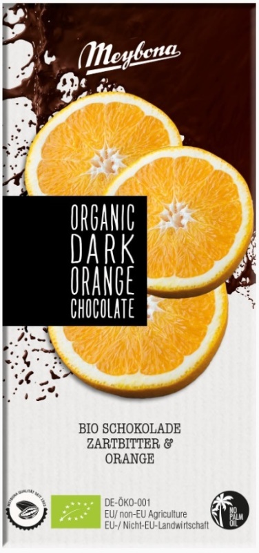 Organic Dark Orange Chocolate 100 Gram