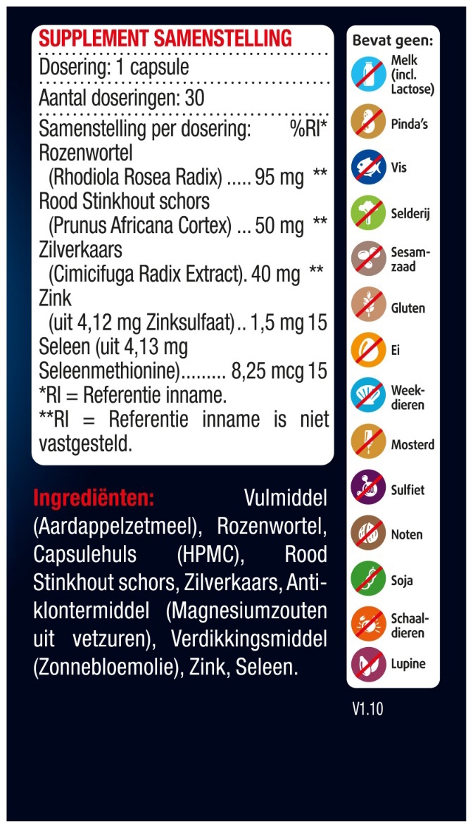 Lucovitaal Prostaat, Potentie en Urinewegen 30 capsules
