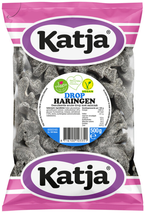 Katja KATJA ZOUTE HARINGDROP 500 GR 500GR