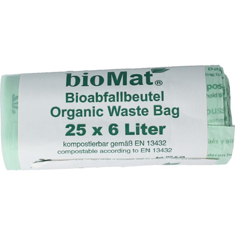 Wastebag Compost 6 Liter 25 Stuks