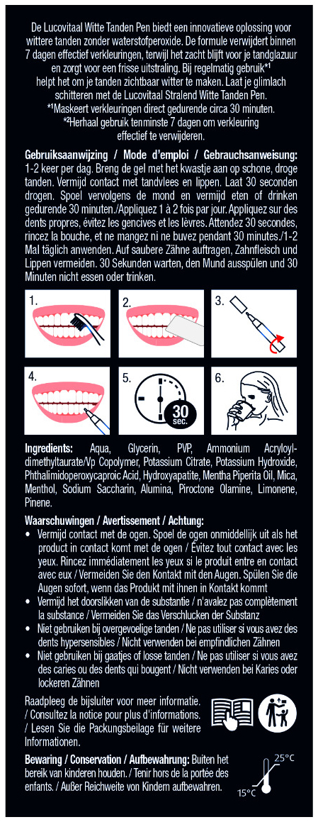 Lucovitaal Witte Tanden Pen 2 ML