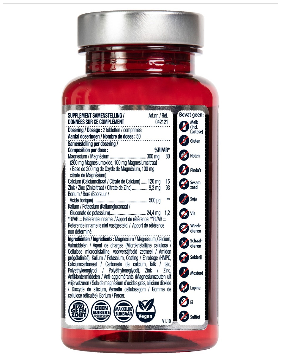 Lucovitaal Calcium Magnesium Zink 100 tabletten