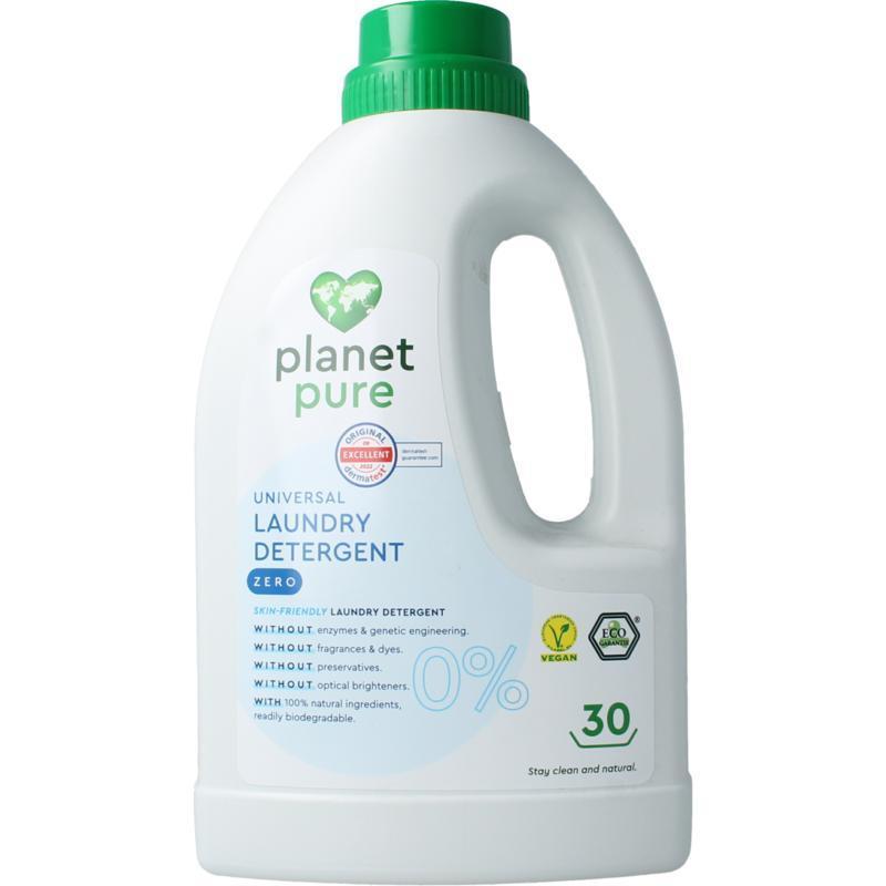 Planet Pure Wasmiddel vloeibaar universeel 0% zero 1500ml