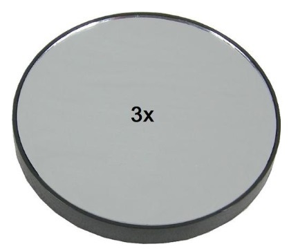 Vergrootspiegel 3x met Zuignappen 1 stuk