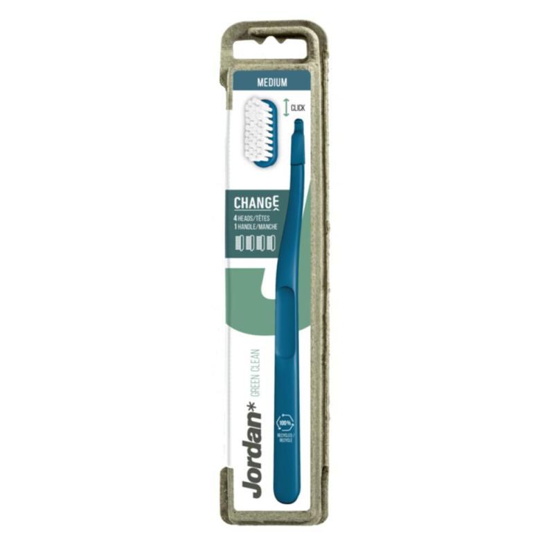 Jordan Tandenborstel Green Clean Medium Borstel 4 1st