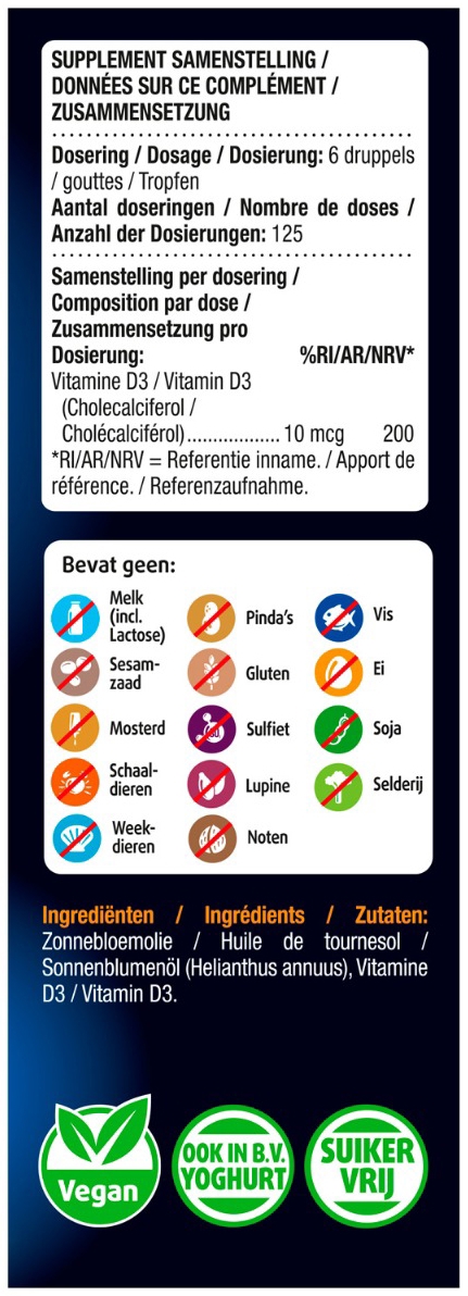 Lucovitaal Vitamine D3 Druppels Kids 50ML