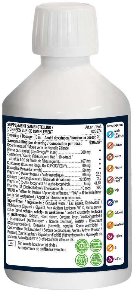 Lucovitaal Groenlipmossel Vloeibaar 200ml