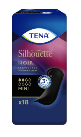 Silhouette Noir Mini Incontentieverband 18 Stuks