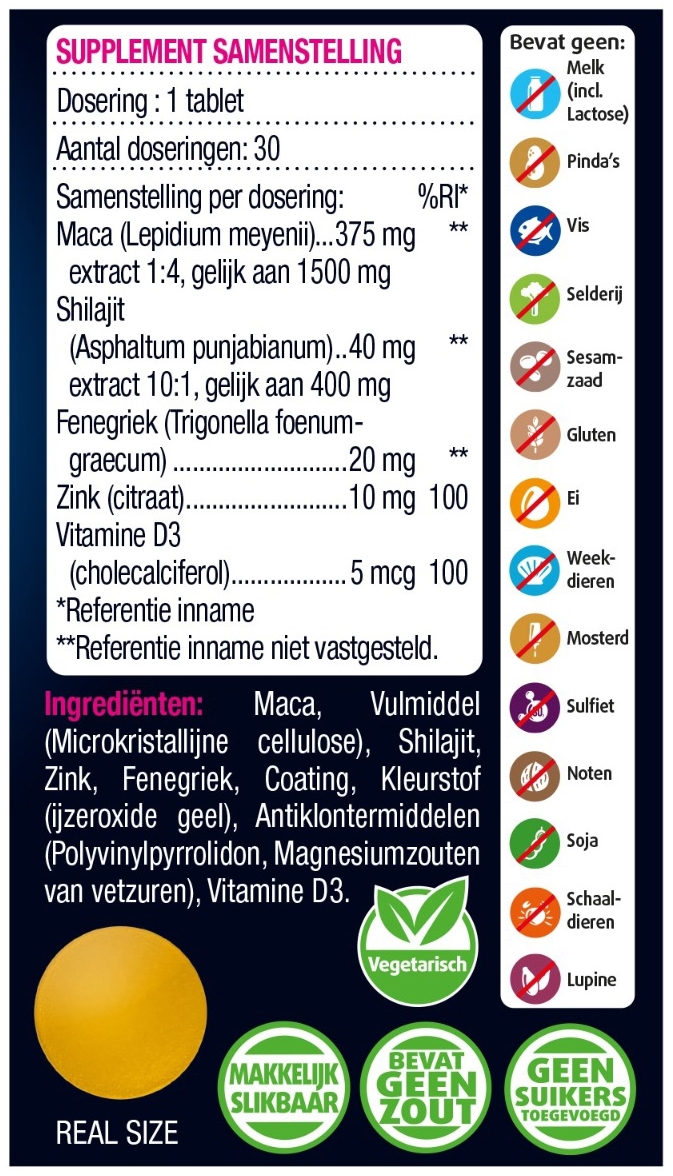 Lucovitaal Libido Support Vrouw 30 Tabletten