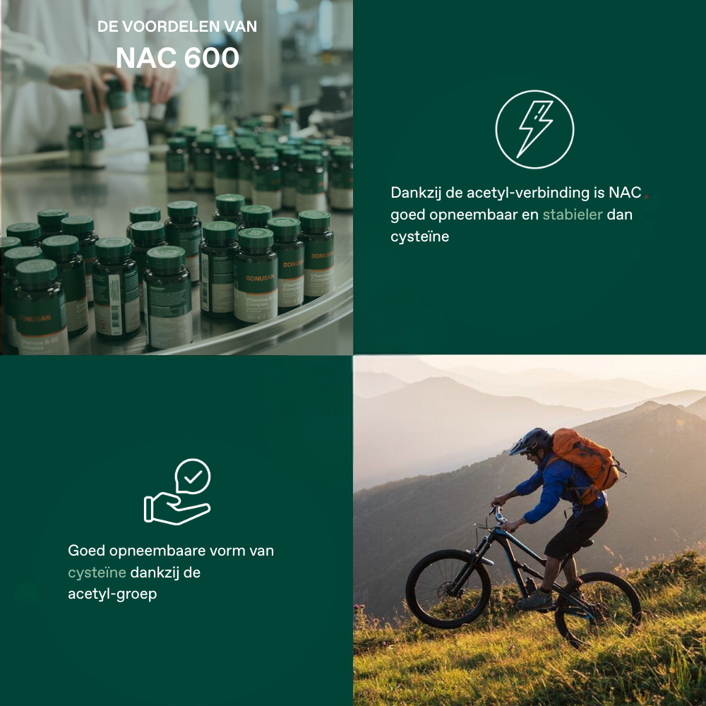 Bonusan NAC 600 60 Capsules
