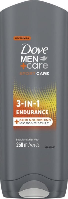Dove Men Showergel Endurance Comfort 250 ML