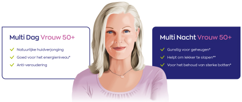 Vitakruid Multi Dag & Nacht Vrouw 50+ 2 x 30 tabletten