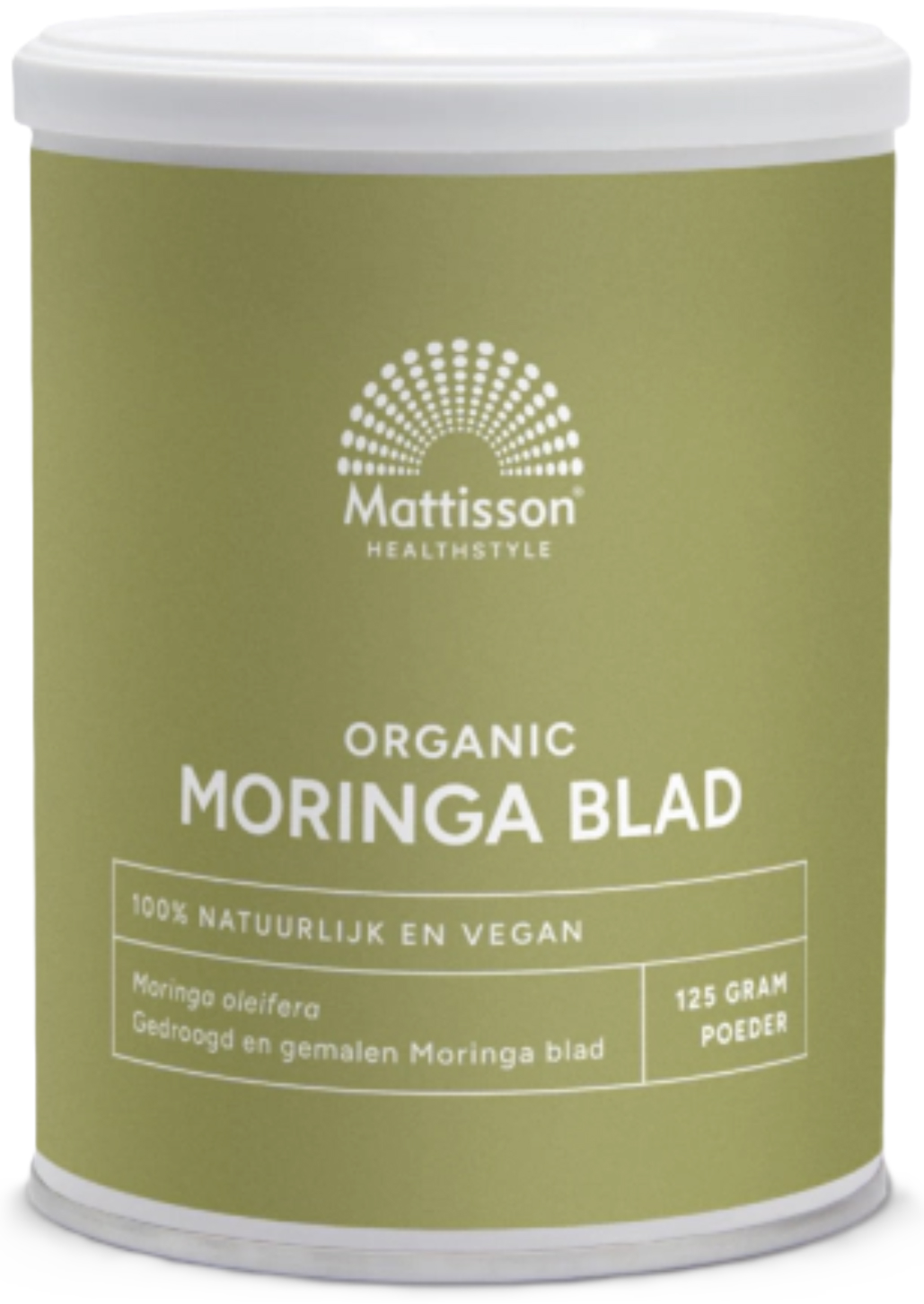 Mattisson Biologisch Moringa Blad Poeder 125 Gram