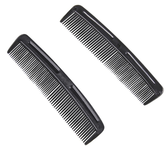 Haarkam zwart 2 stuks