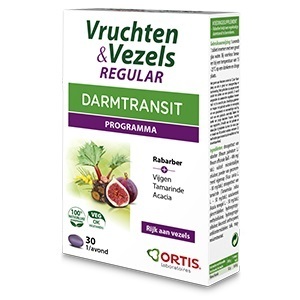 Vruchten & Vezels Regular Tabletten 30 stuks