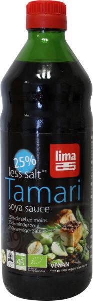 Tamari 25% minder zout 500ml