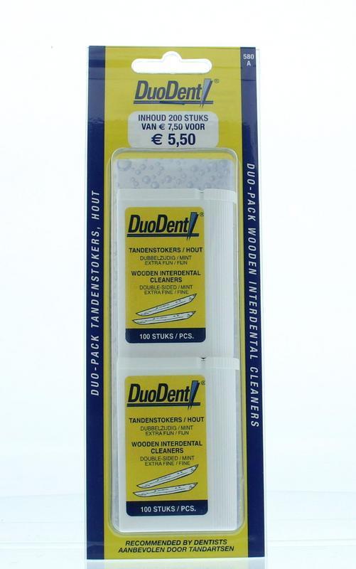 Tandenstoker hout 200 Stuks