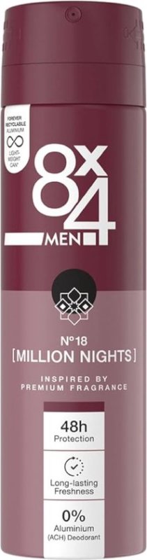 Deospray Men - No.18 Millions Nights 150ML