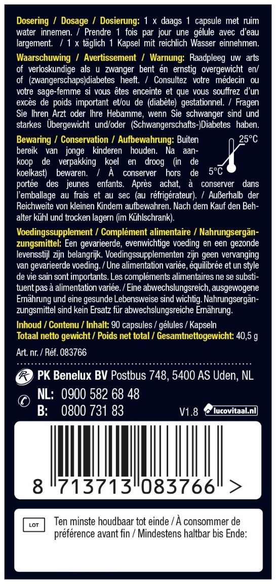 Lucovitaal Pre & Probiotica 90 capsules
