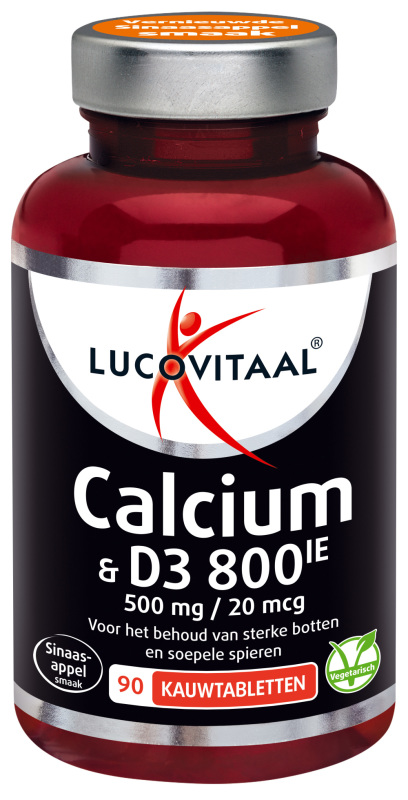 Calcium & D3 800IE Kauwtabletten 90 stuks