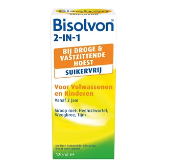2-in-1 Siroop Suikervrij 120ml