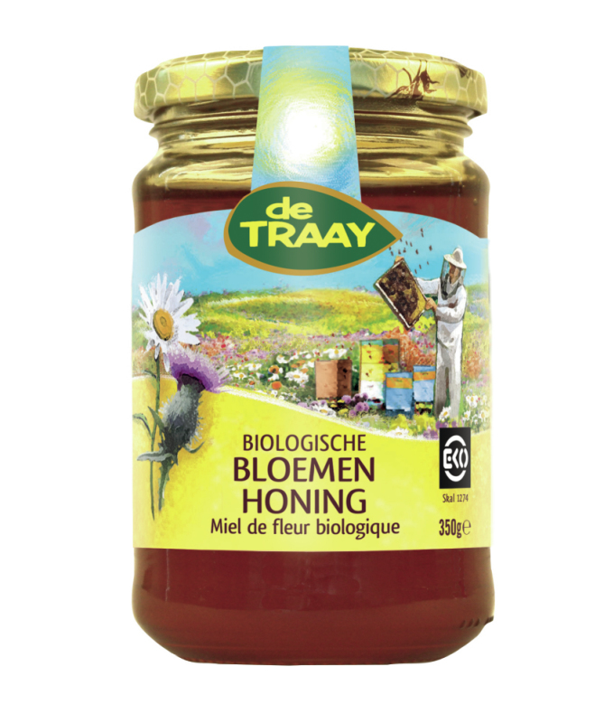 Traay Honing Bloemen Bio 350 G
