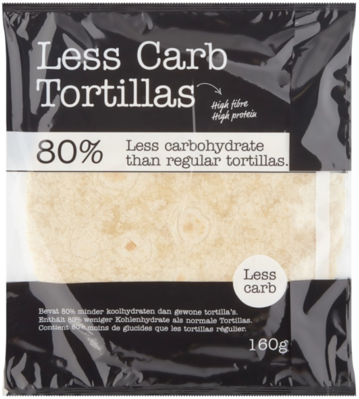 Tortillas Less Carb 160 G