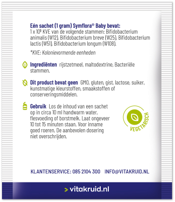 Vitakruid Symflora Baby 1 Gram 60 Sachets
