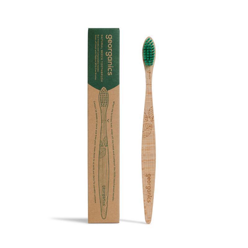 Toothbrush medium beechwood 1st