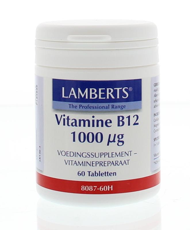 Vitamine B12 1000 mcg 60 tabletten