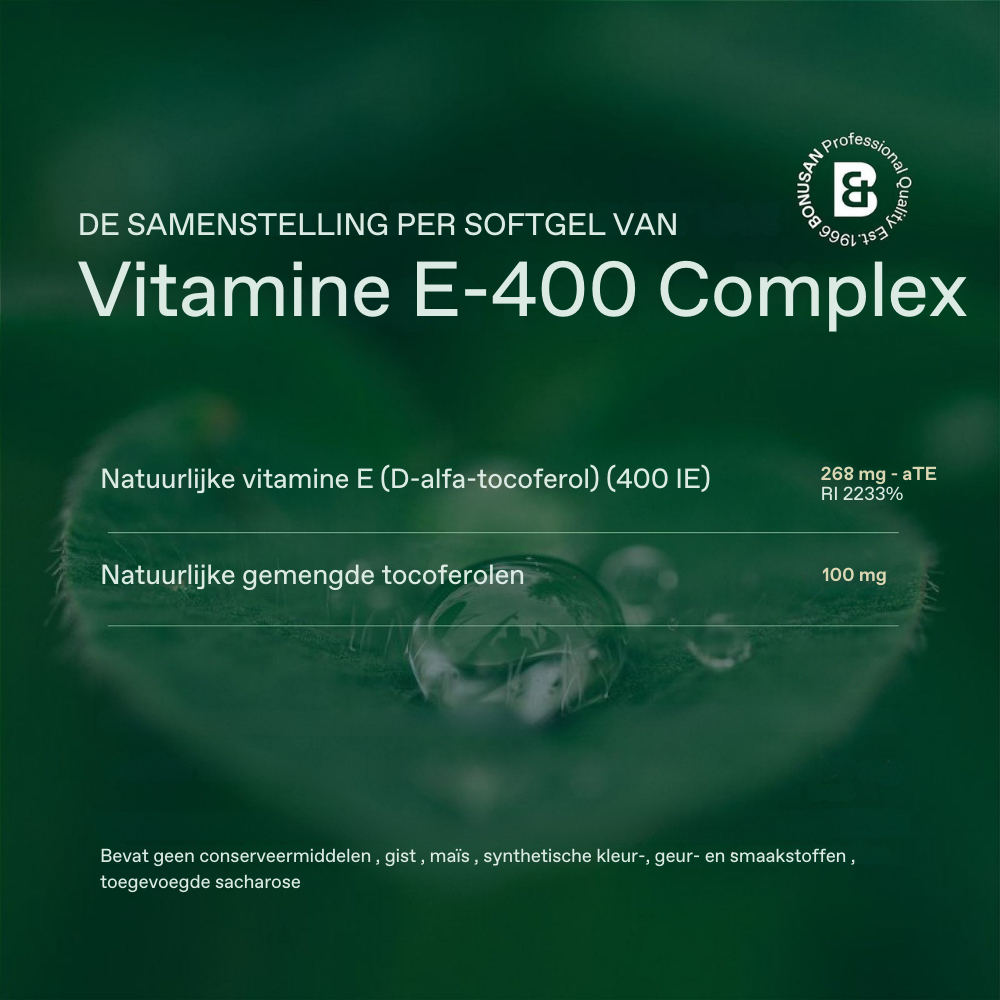 Bonusan Vitamine E-400 Complex 200 Softgels