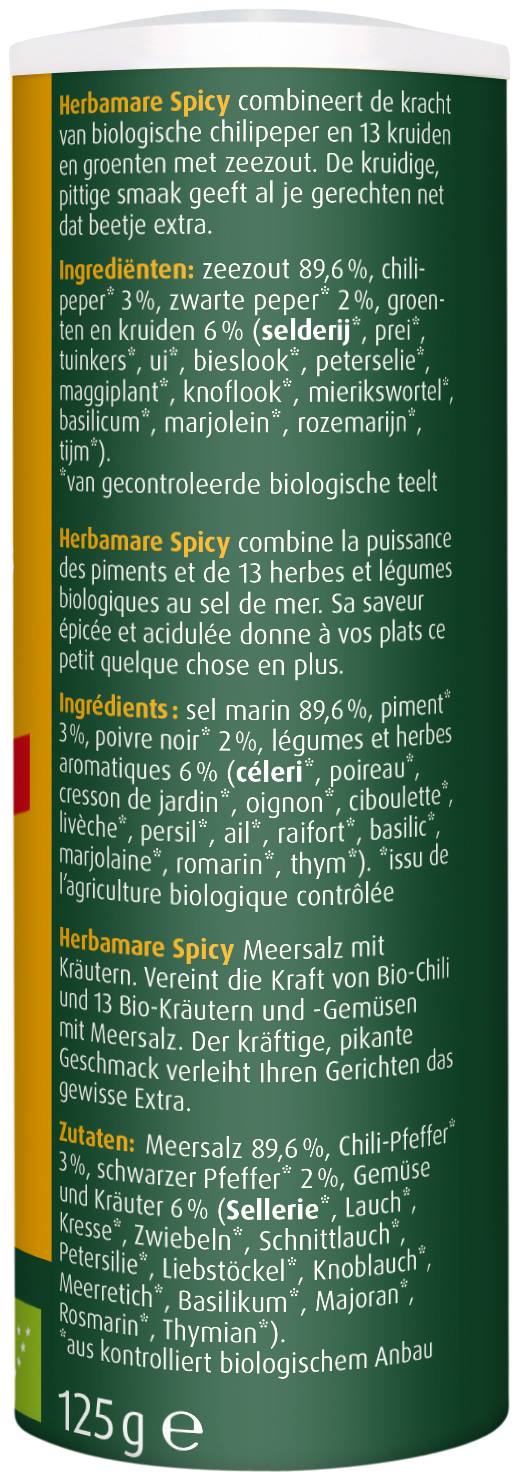 A.Vogel Herbamare Spicy korrels 125 gram