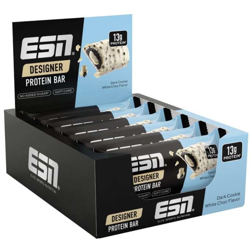 Dark Cookie White Chocolate Bar 12 stuks 45 gram