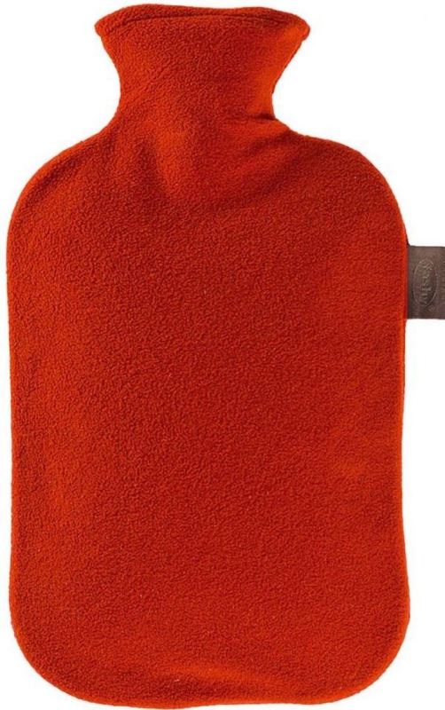 Warmwaterzak Fleece Rood 2ltr