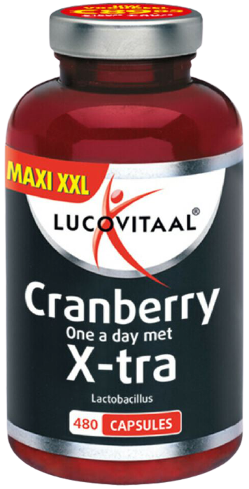 Cranberry met X-tra Lactobacillus 480 capsules