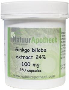 Ginkgo Biloba 24% 160 MG 250 Capsules