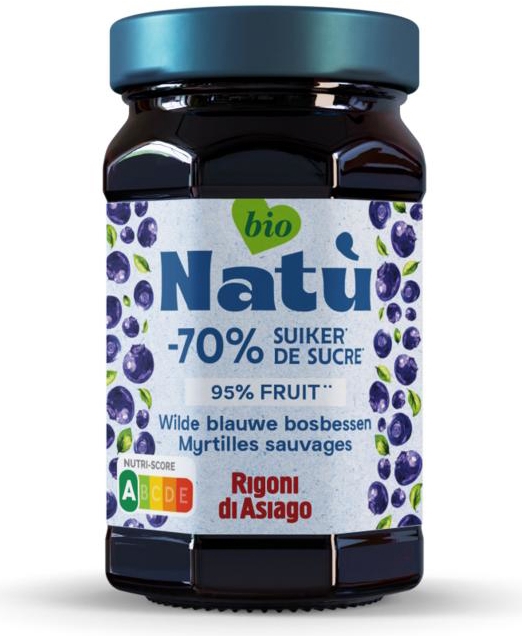 Fiordifrutta Wilde Blauwe Bosbessenjam 600 gram