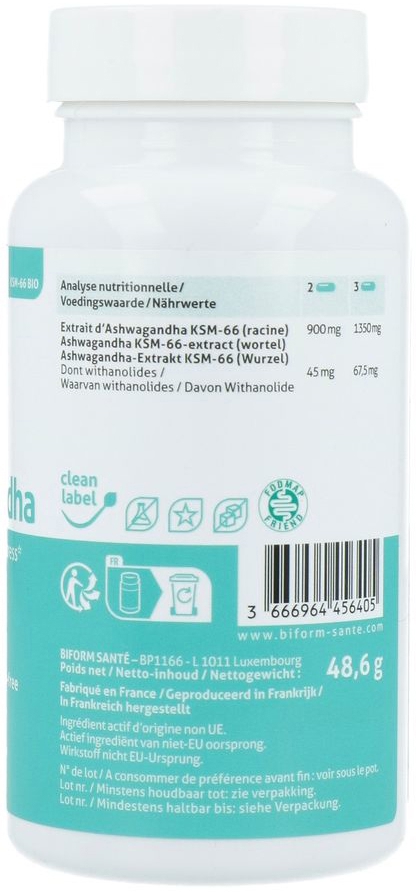 Biform Ashwagandha Bio KSM-66 90 capsules