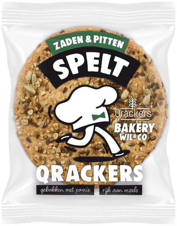 Crackers spelt zaden/pitten bio 44g
